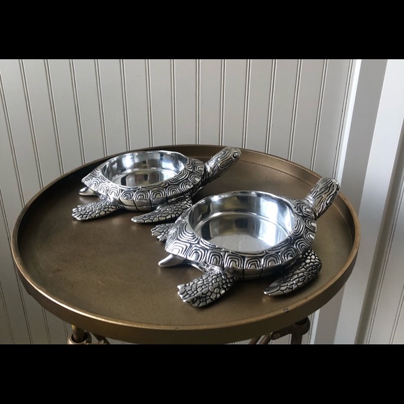 YANKEE CANDLE LARGE SEA TURTLE CANDLE HOLDER. S/2 - Picture 3 of 10